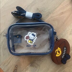 Rams x Hello Kitty Clear Crossbody Bag